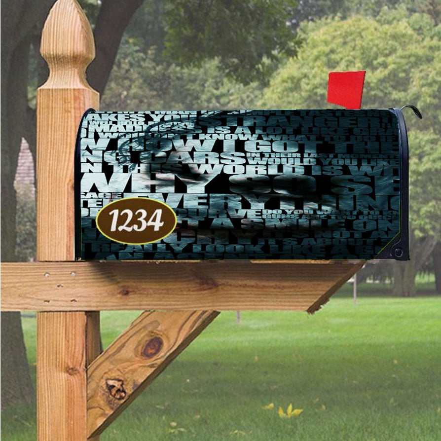 Wu Tang Clan Rap Hip Hop Music Collages Magnetic Mailbox Cover 18" X 21" Outdoor Decor