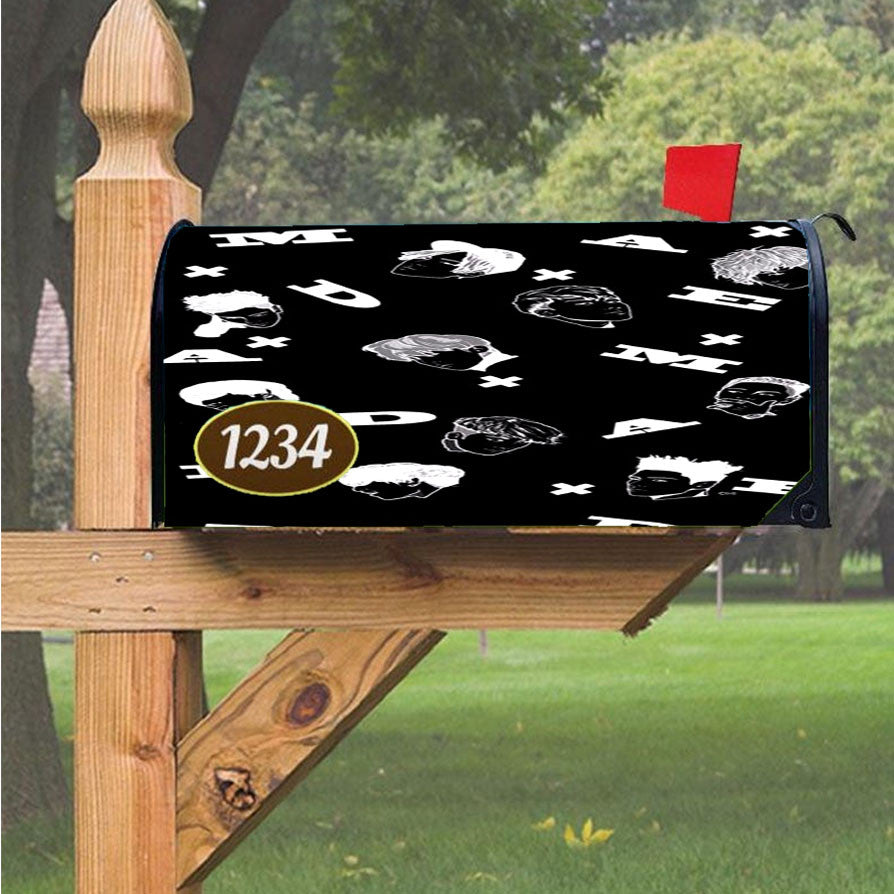 Wu Tang Clan Rap Hip Hop Music Collages Magnetic Mailbox Cover 18" X 21" Outdoor Decor