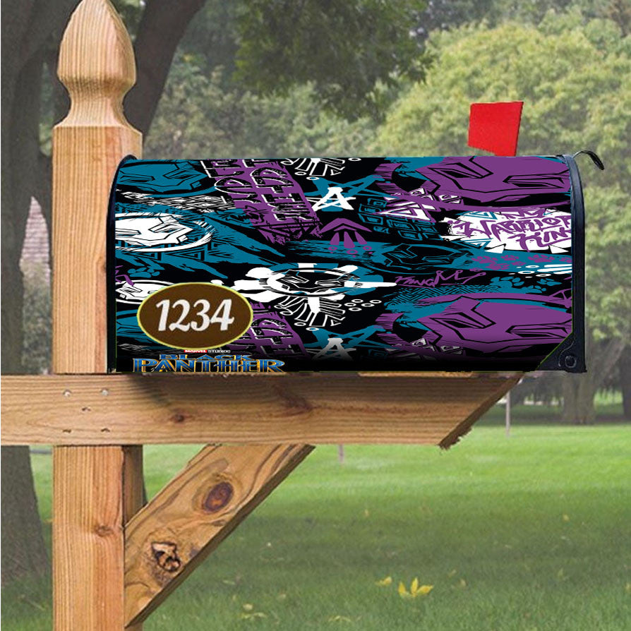 Wu Tang Clan Rap Hip Hop Music Collages Magnetic Mailbox Cover 18" X 21" Outdoor Decor