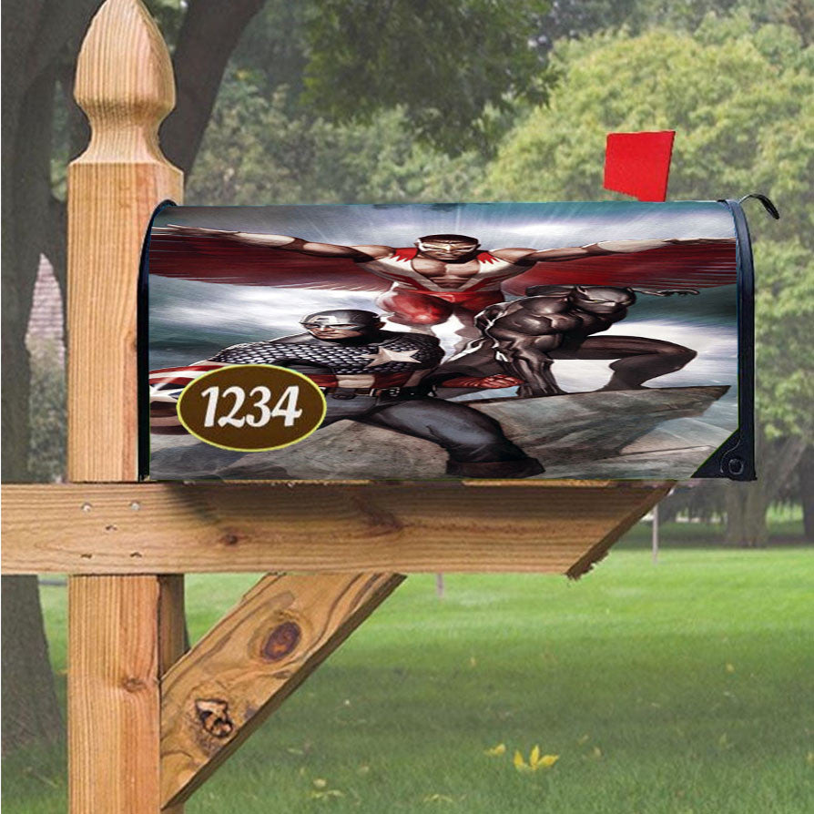 Wu Tang Clan Rap Hip Hop Music Collages Magnetic Mailbox Cover 18" X 21" Outdoor Decor