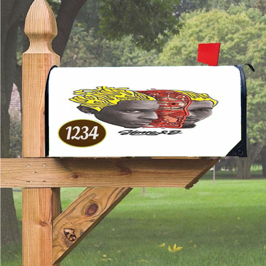 Wu Tang Clan Rap Hip Hop Music Collages Magnetic Mailbox Cover 18" X 21" Outdoor Decor