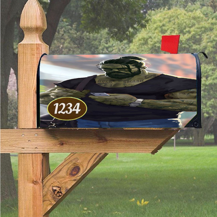 Wu Tang Clan Rap Hip Hop Music Collages Magnetic Mailbox Cover 18" X 21" Outdoor Decor
