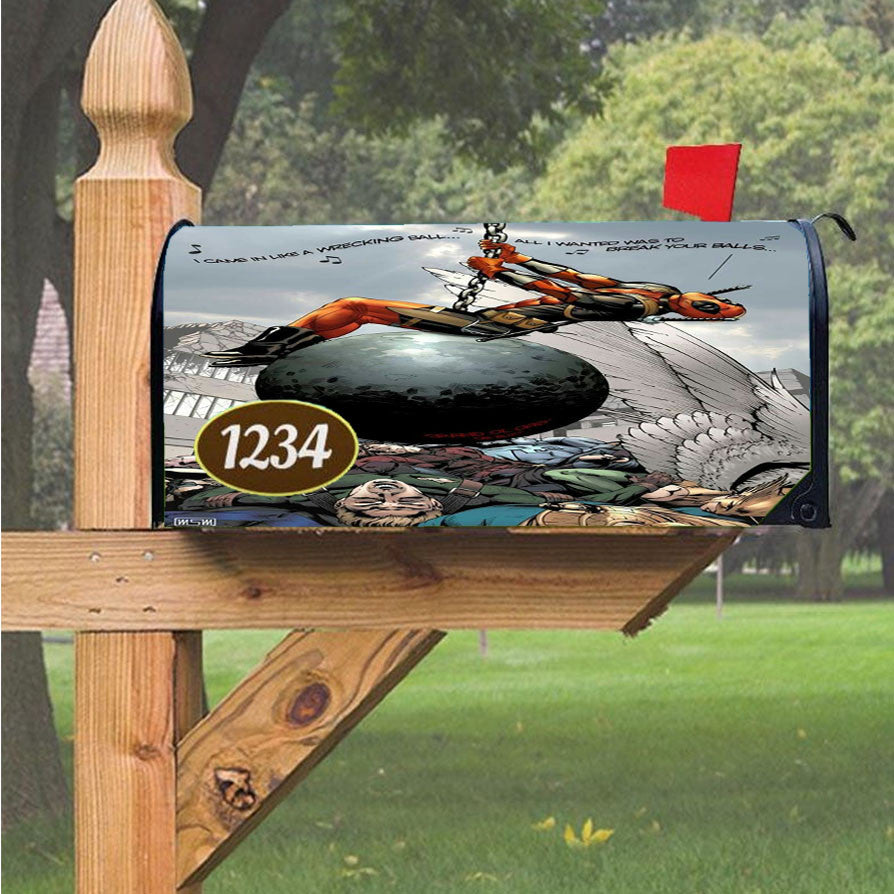 Wu Tang Clan Rap Hip Hop Music Collages Magnetic Mailbox Cover 18" X 21" Outdoor Decor