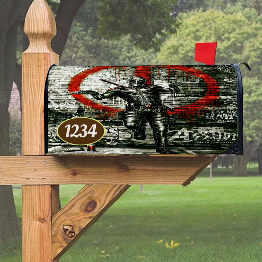 Wu Tang Clan Rap Hip Hop Music Collages Magnetic Mailbox Cover 18" X 21" Outdoor Decor