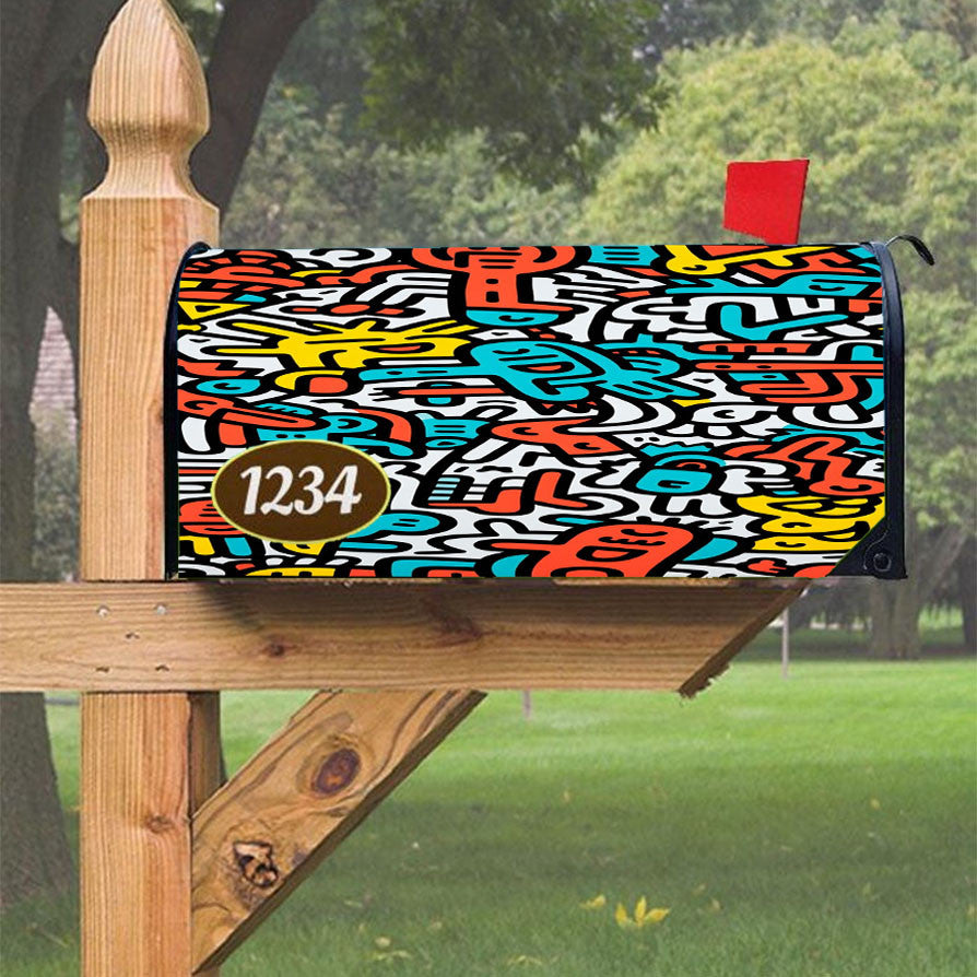 Wu Tang Clan Rap Hip Hop Music Collages Magnetic Mailbox Cover 18" X 21" Outdoor Decor