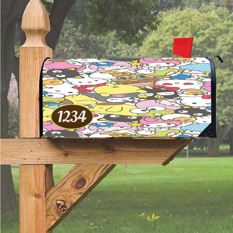 Wu Tang Clan Rap Hip Hop Music Collages Magnetic Mailbox Cover 18" X 21" Outdoor Decor