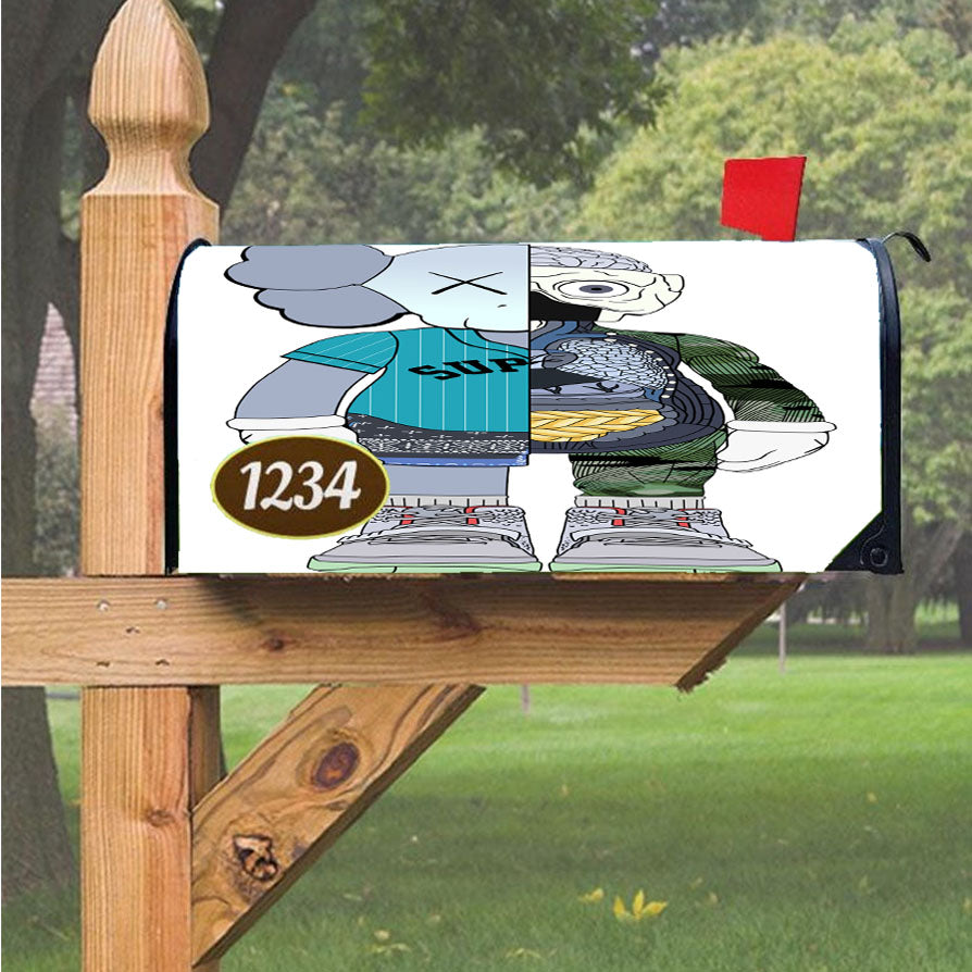 Wu Tang Clan Rap Hip Hop Music Collages Magnetic Mailbox Cover 18" X 21" Outdoor Decor