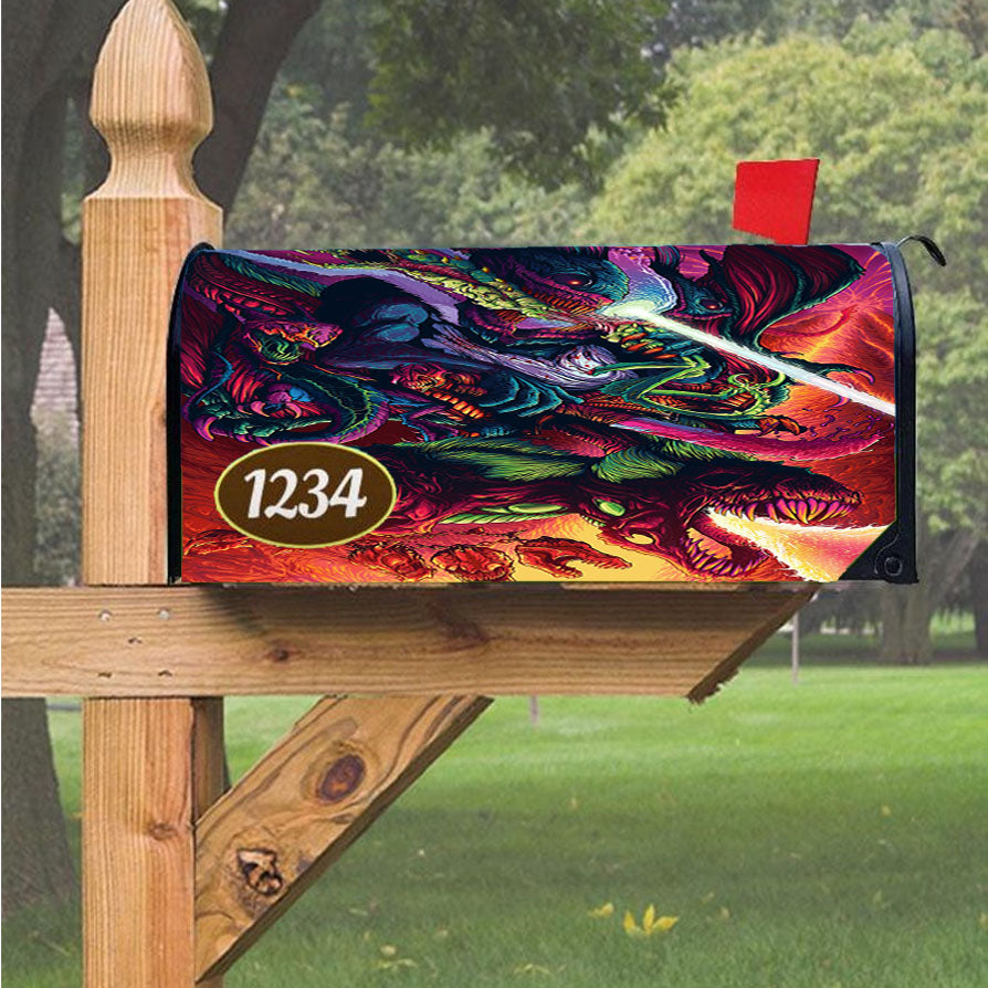 Wu Tang Clan Rap Hip Hop Music Collages Magnetic Mailbox Cover 18" X 21" Outdoor Decor