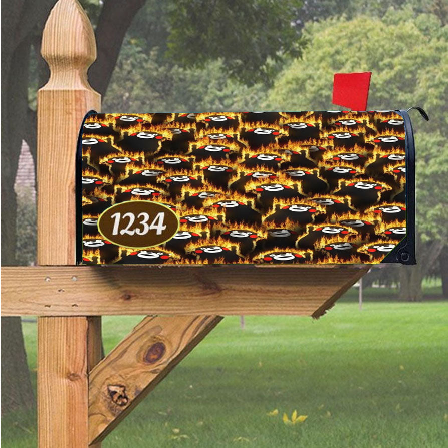 Wu Tang Clan Rap Hip Hop Music Collages Magnetic Mailbox Cover 18" X 21" Outdoor Decor