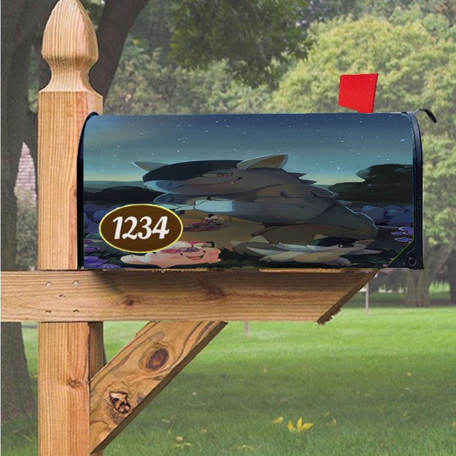 Wu Tang Clan Rap Hip Hop Music Collages Magnetic Mailbox Cover 18" X 21" Outdoor Decor