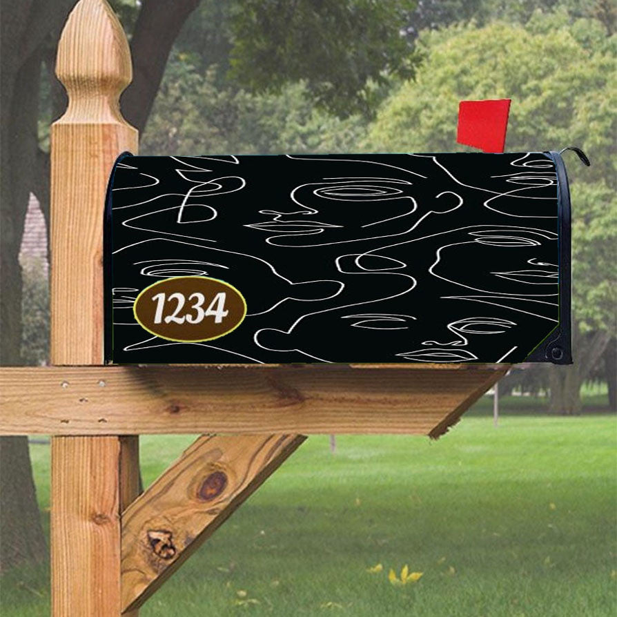 Wu Tang Clan Rap Hip Hop Music Collages Magnetic Mailbox Cover 18" X 21" Outdoor Decor