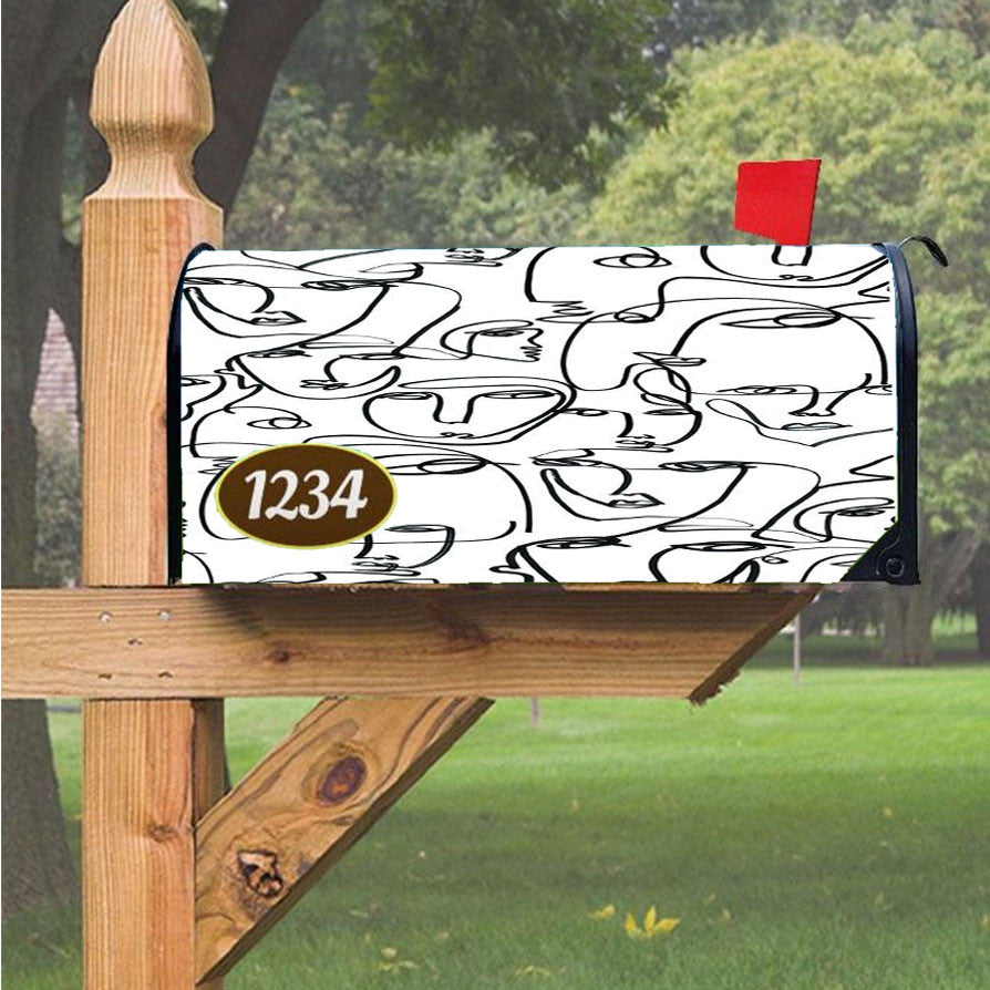 Wu Tang Clan Rap Hip Hop Music Collages Magnetic Mailbox Cover 18" X 21" Outdoor Decor