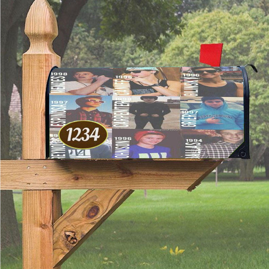 Wu Tang Clan Rap Hip Hop Music Collages Magnetic Mailbox Cover 18" X 21" Outdoor Decor