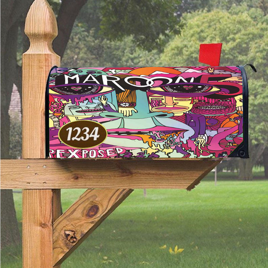 Wu Tang Clan Rap Hip Hop Music Collages Magnetic Mailbox Cover 18" X 21" Outdoor Decor