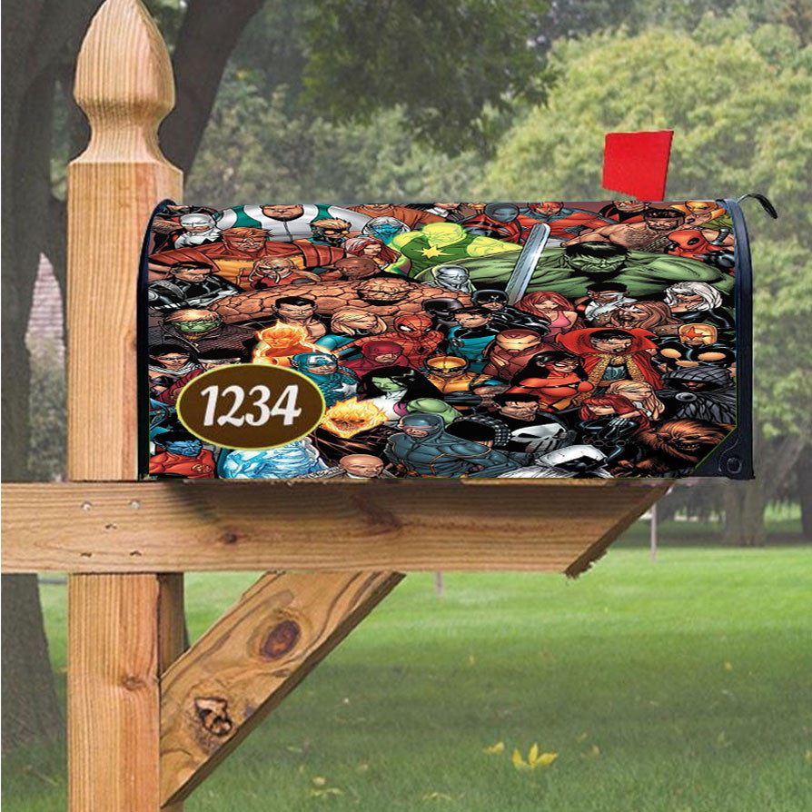 Wu Tang Clan Rap Hip Hop Music Collages Magnetic Mailbox Cover 18" X 21" Outdoor Decor