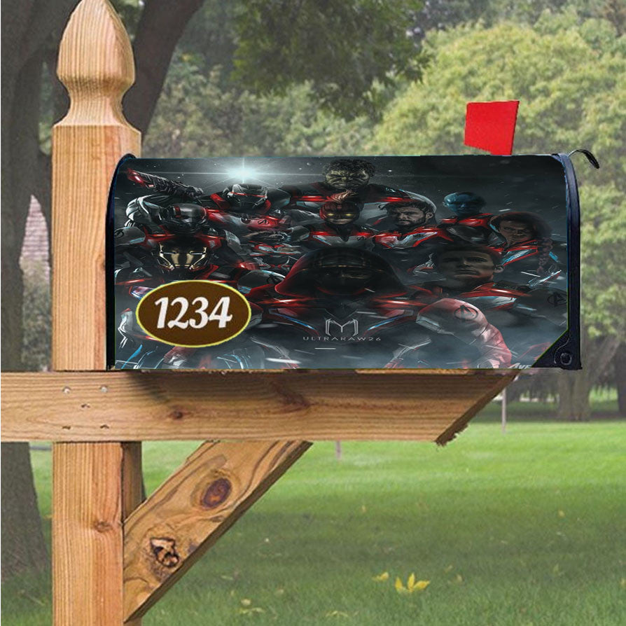 Wu Tang Clan Rap Hip Hop Music Collages Magnetic Mailbox Cover 18" X 21" Outdoor Decor