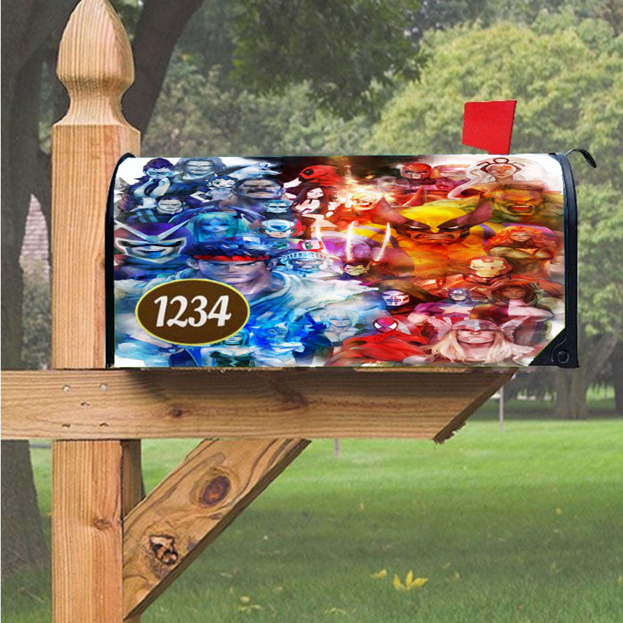 Wu Tang Clan Rap Hip Hop Music Collages Magnetic Mailbox Cover 18" X 21" Outdoor Decor