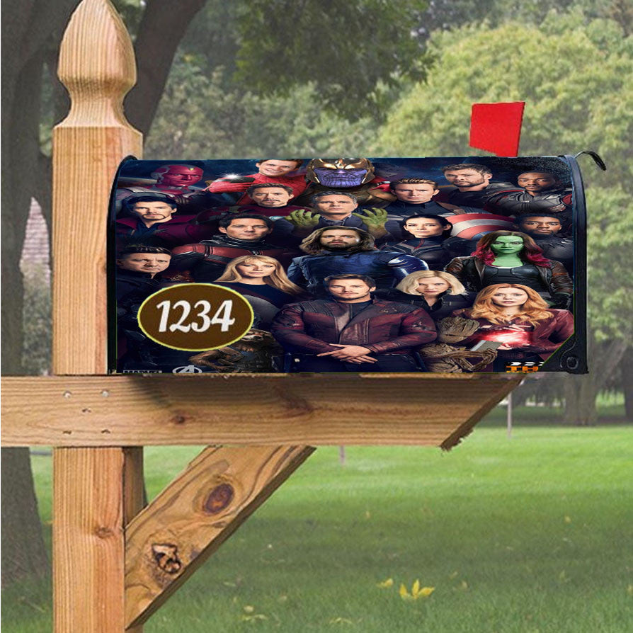 Wu Tang Clan Rap Hip Hop Music Collages Magnetic Mailbox Cover 18" X 21" Outdoor Decor