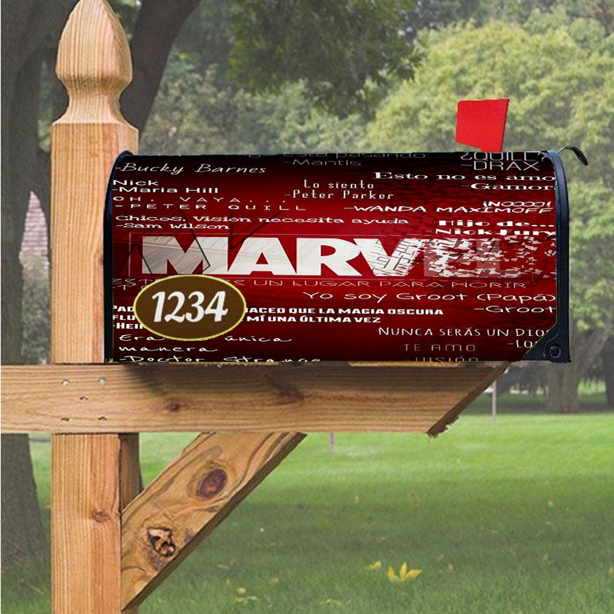 Wu Tang Clan Rap Hip Hop Music Collages Magnetic Mailbox Cover 18" X 21" Outdoor Decor