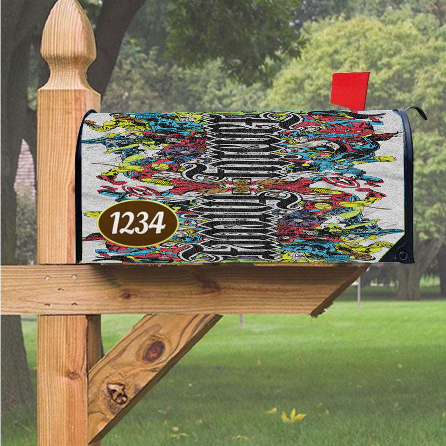Wu Tang Clan Rap Hip Hop Music Collages Magnetic Mailbox Cover 18" X 21" Outdoor Decor