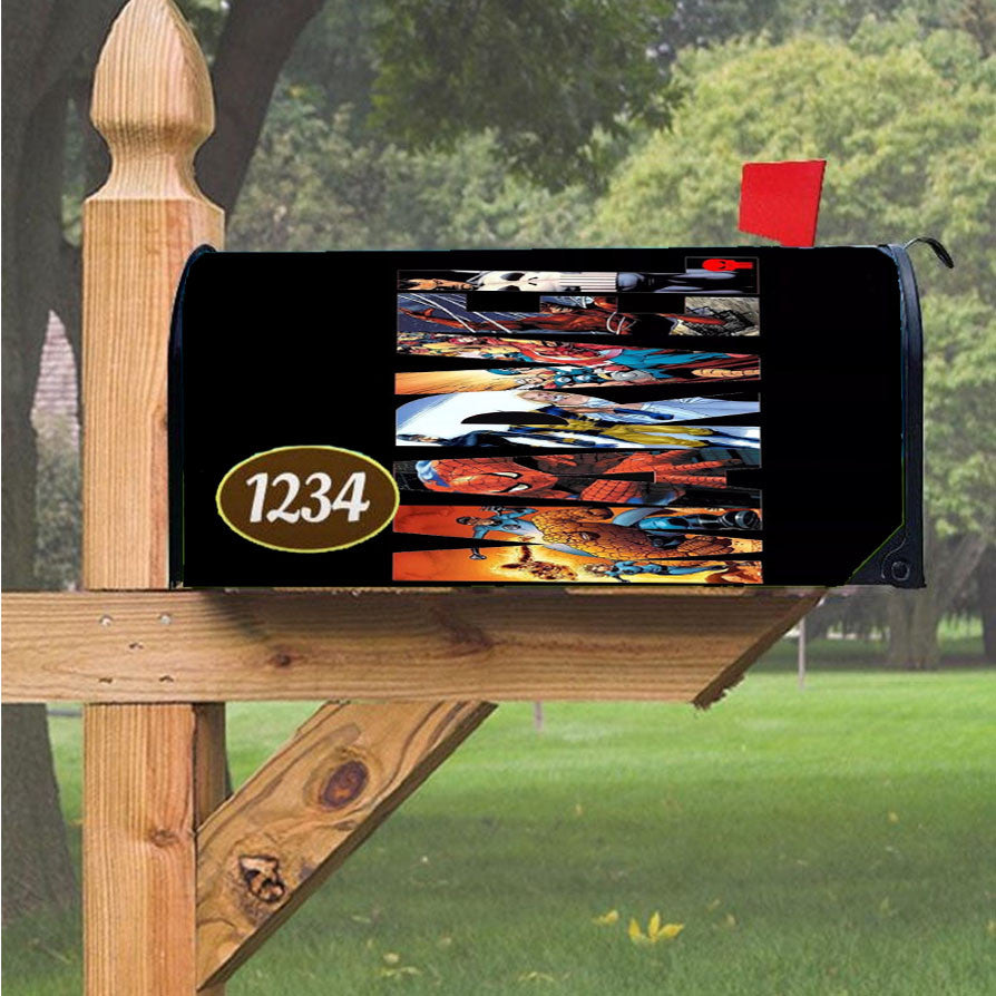 Wu Tang Clan Rap Hip Hop Music Collages Magnetic Mailbox Cover 18" X 21" Outdoor Decor