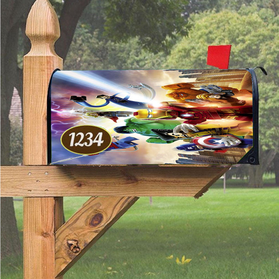 Wu Tang Clan Rap Hip Hop Music Collages Magnetic Mailbox Cover 18" X 21" Outdoor Decor