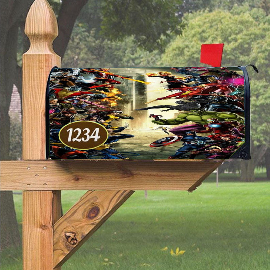 Wu Tang Clan Rap Hip Hop Music Collages Magnetic Mailbox Cover 18" X 21" Outdoor Decor