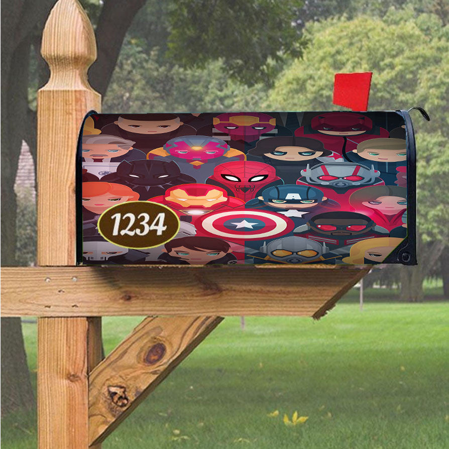 Wu Tang Clan Rap Hip Hop Music Collages Magnetic Mailbox Cover 18" X 21" Outdoor Decor