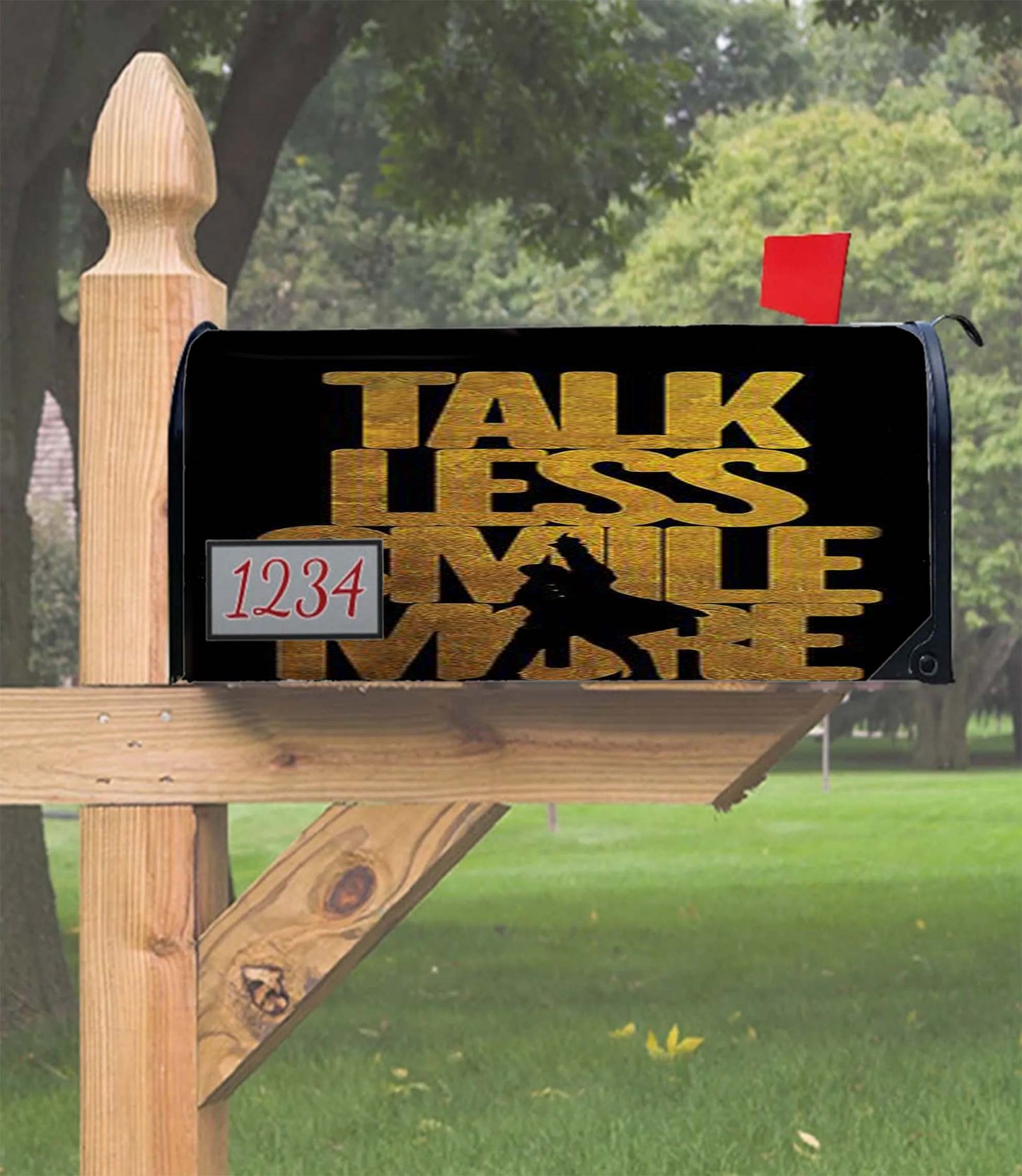 Hamilton Quote Mailbox Cover