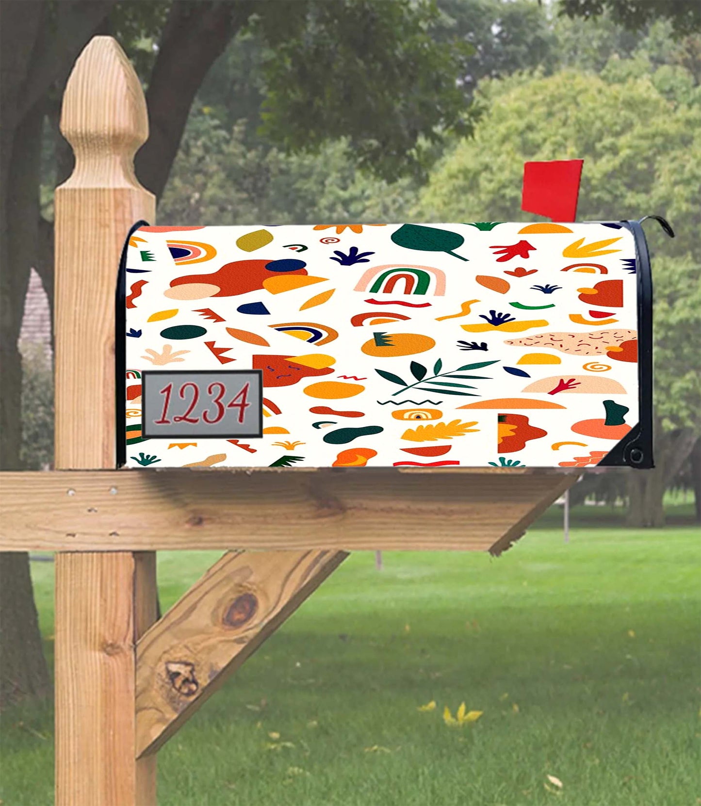 Havana Pattern Mailbox Cover