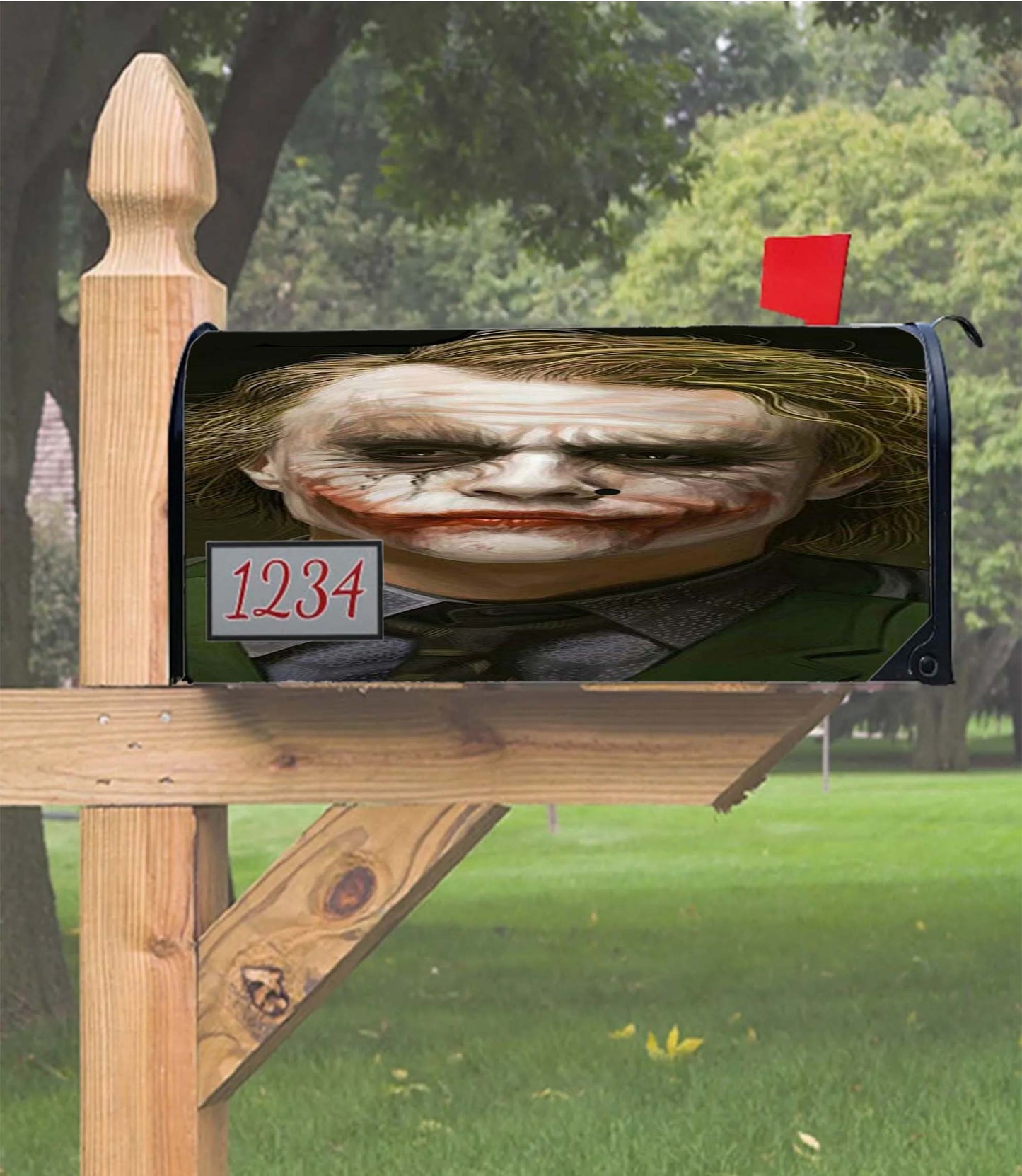 Heath Ledger The Joker Mailbox Cover