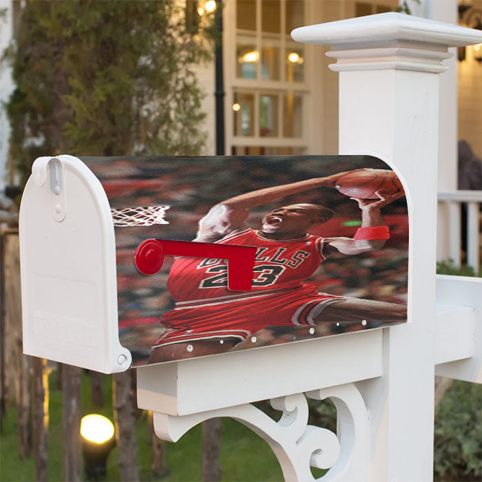 Air Jordan Basketball Magnetic Mailbox Cover 18" X 21" Outdoor Decor