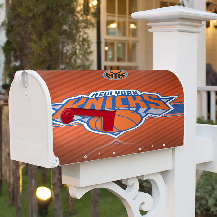 Amazing New York Knicks Basketball Team Magnetic Mailbox Cover 18" X 21" Outdoor Decor