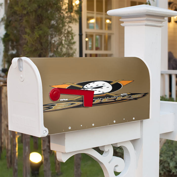 Anaheim Ducks Magnetic Mailbox Cover 18" X 21" Outdoor Decor