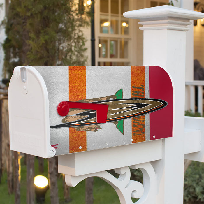 Anaheim Ducks California Republic Magnetic Mailbox Cover 18" X 21" Outdoor Decor
