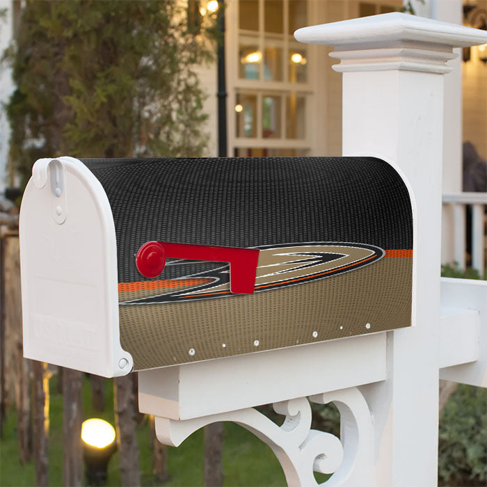 Anaheim Ducks Logo Jersey Magnetic Mailbox Cover 18" X 21" Outdoor Decor