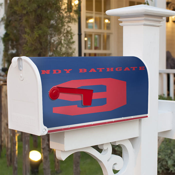 Andy Bathgate New York Rangers Magnetic Mailbox Cover 18" X 21" Outdoor Decor