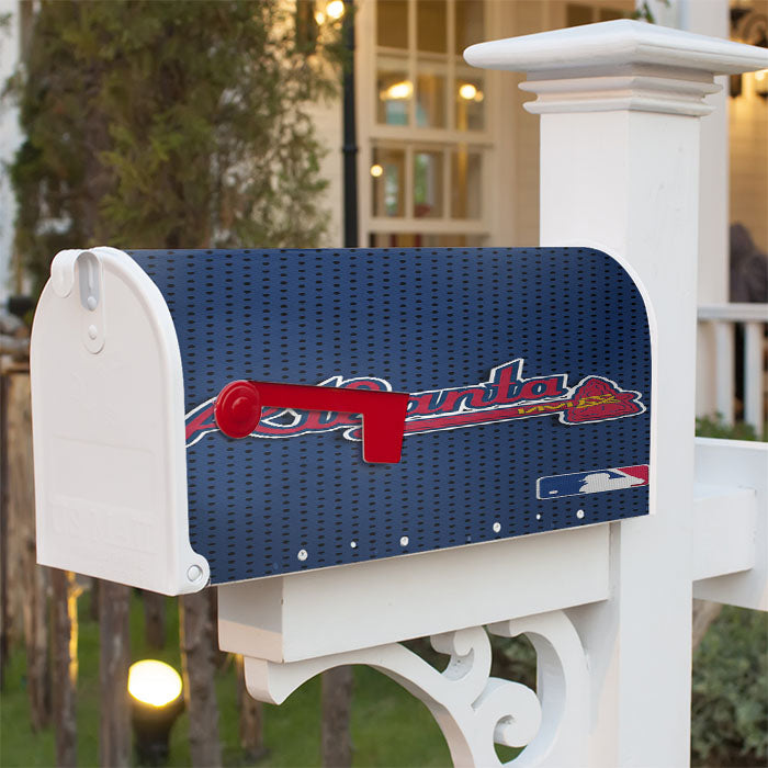 Atlanta Braves Wallpaper Iphone Magnetic Mailbox Cover 18" X 21" Outdoor Decor