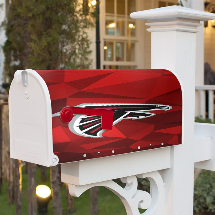 Atlanta Falcons Helmet Logo Pearl Magnetic Mailbox Cover 18" X 21" Outdoor Decor