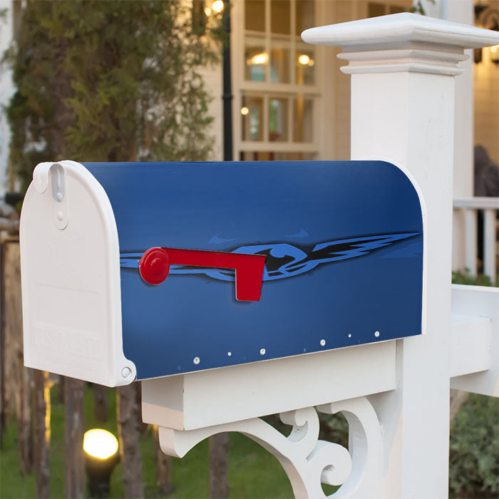 Atlanta Hawks Leaked Magnetic Mailbox Cover 18" X 21" Outdoor Decor
