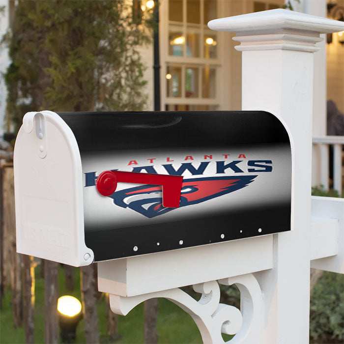 Atlanta Hawks Presentation Magnetic Mailbox Cover 18" X 21" Outdoor Decor