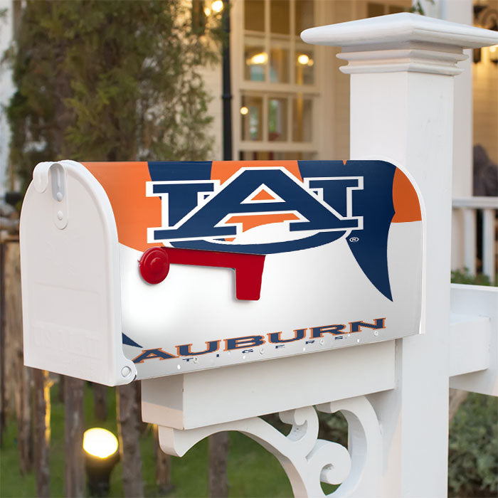 Auburn Tigers American Football University Logo Magnetic Mailbox Cover 18" X 21" Outdoor Decor