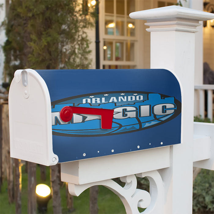 Blue Orlando Magic Magnetic Mailbox Cover 18" X 21" Outdoor Decor