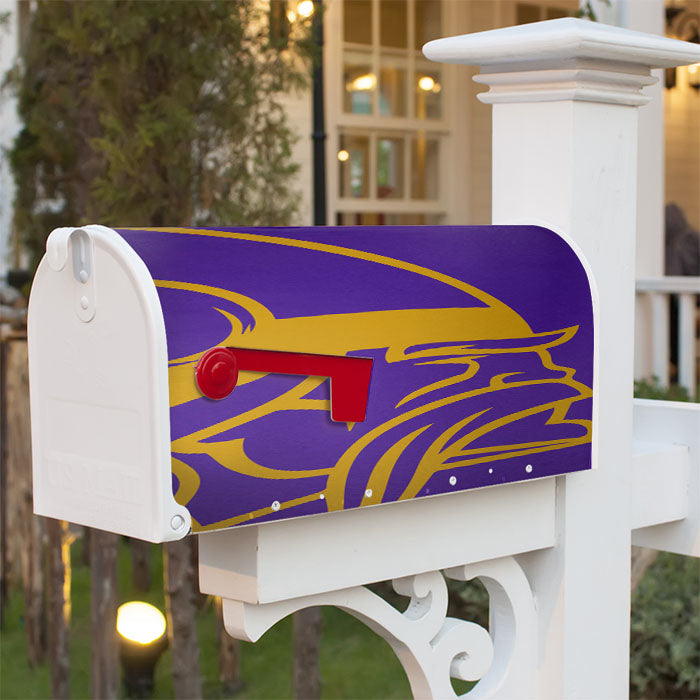 Blue Viking Minnesota Magnetic Mailbox Cover 18" X 21" Outdoor Decor