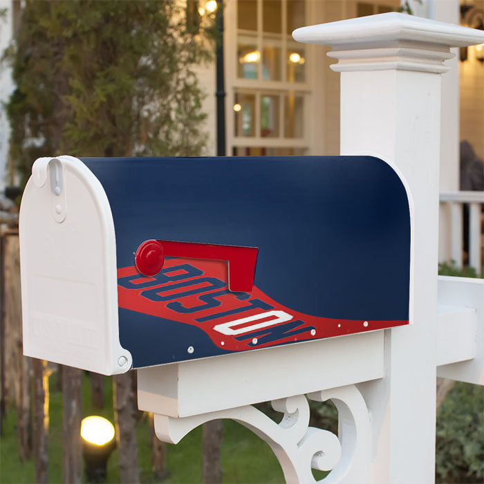 Boston Blue Magnetic Mailbox Cover 18" X 21" Outdoor Decor