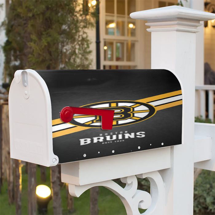 Boston Bruins 1924 Magnetic Mailbox Cover 18" X 21" Outdoor Decor