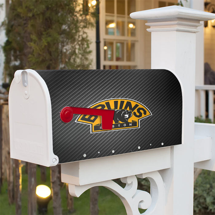 Boston Bruins Jersey Magnetic Mailbox Cover 18" X 21" Outdoor Decor