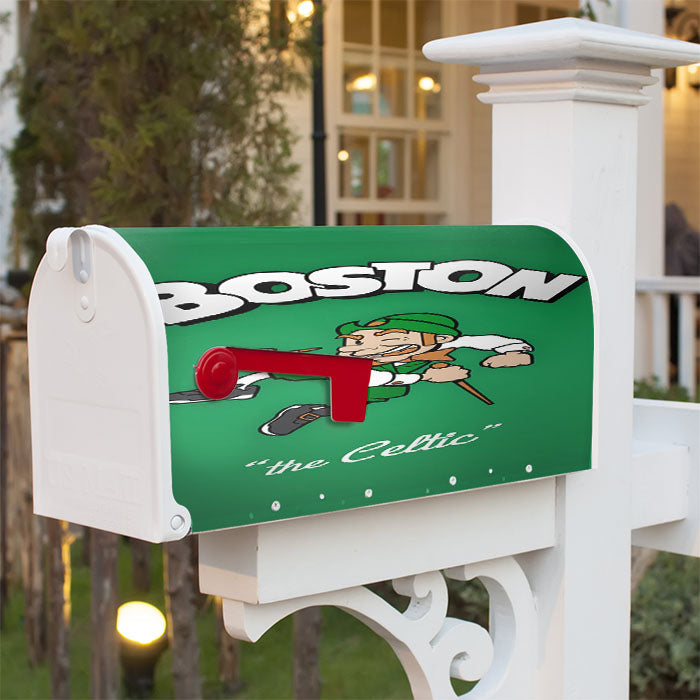 Boston Celtic Magnetic Mailbox Cover 18" X 21" Outdoor Decor