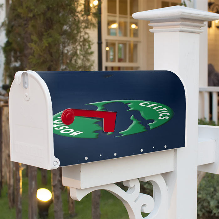 Boston Celtics Art Magnetic Mailbox Cover 18" X 21" Outdoor Decor