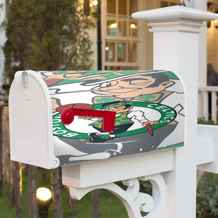Boston Celtics Case Magnetic Mailbox Cover 18" X 21" Outdoor Decor